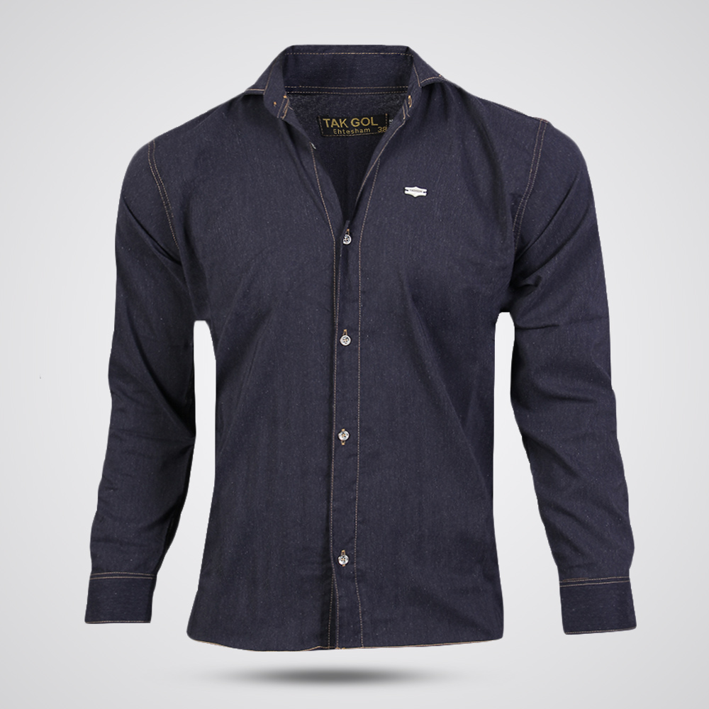 پیراهن اسپرت مدل 1131 سرمه ای 